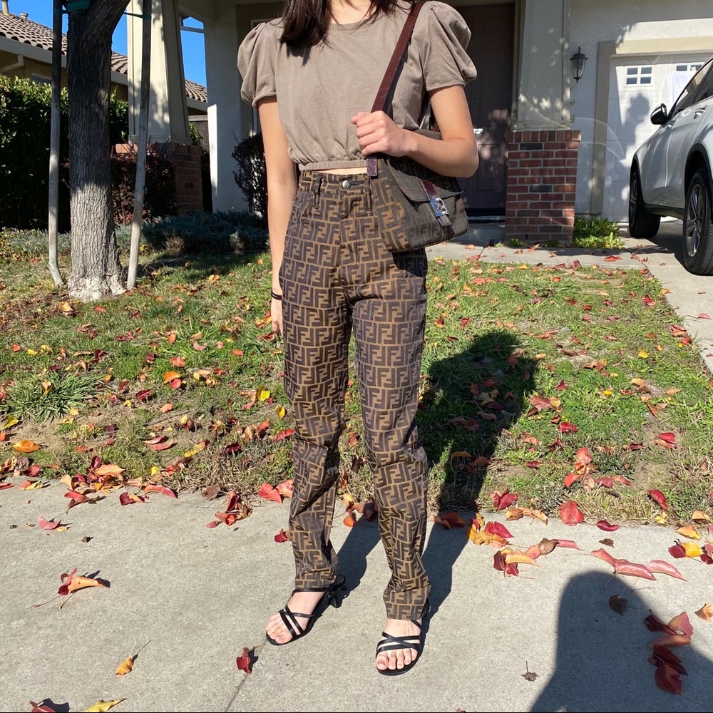 Vintage fendi ZUCCA jeans